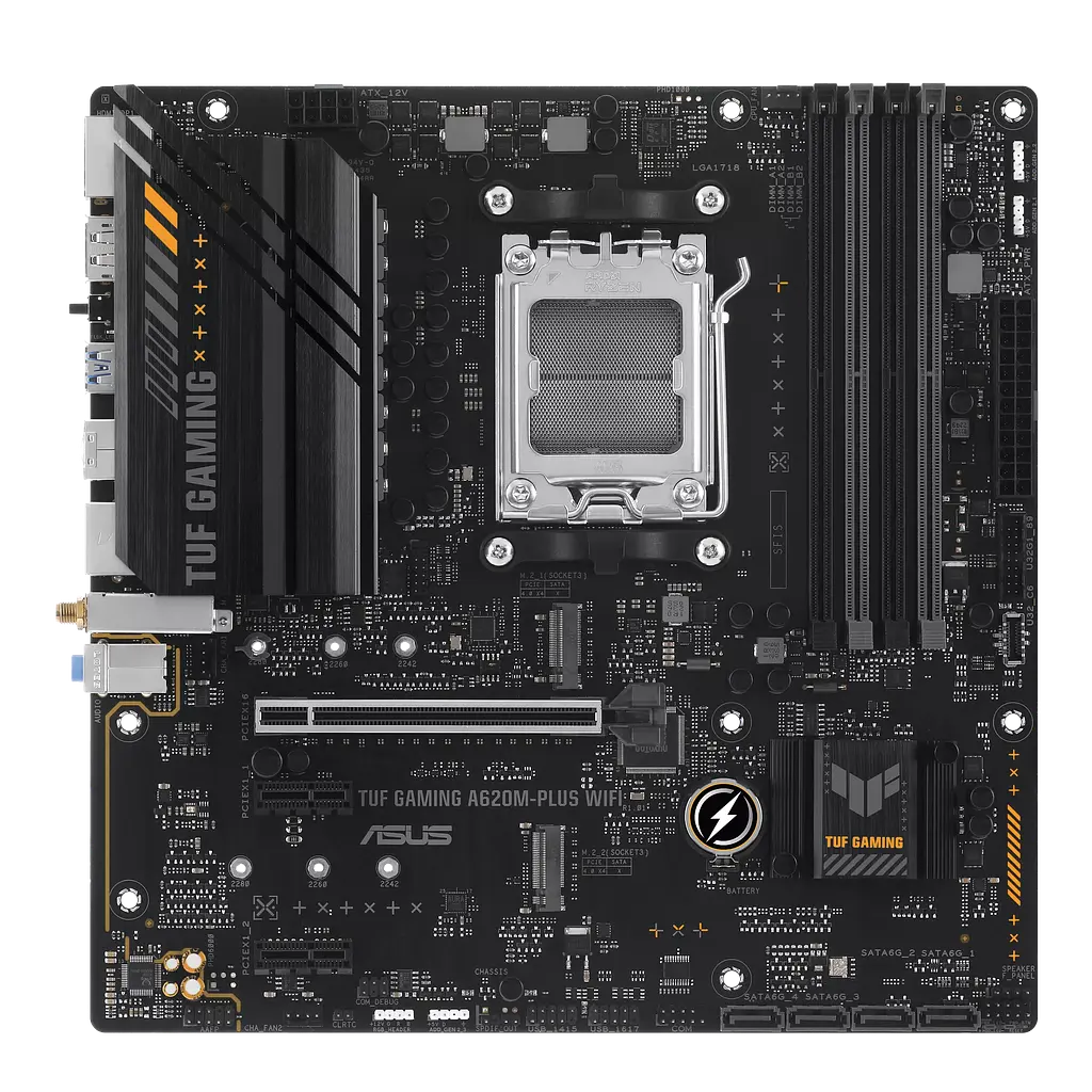 Материнська плата Asus A620M-Plus TUF Gaming Wi-Fi Socket AM5 (TUF GAMING A620M-PLUS WIFI) Б/В - фото 4
