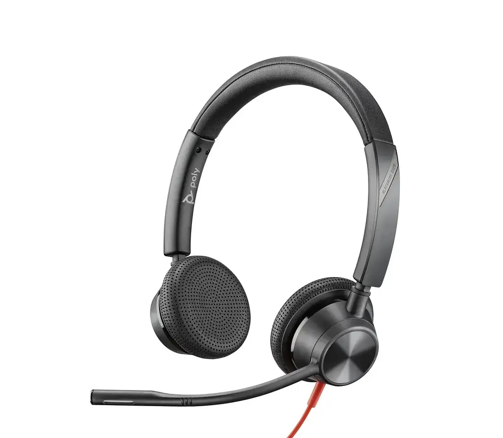 Гарнітура Poly комп'ютерна стерео On-ear Blackwire 3325-M USB-A USB-C всеспрямований Microsoft Teams чорний (8X222AA) - фото 2