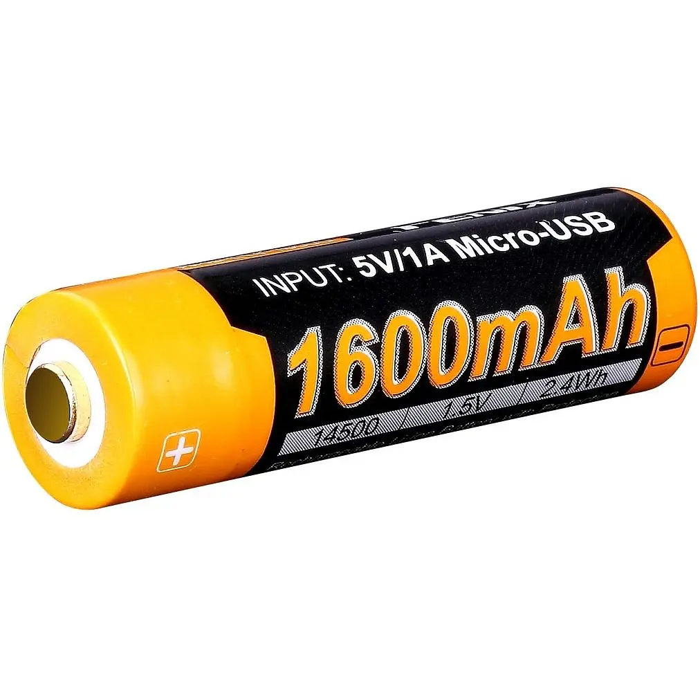 Аккумулятор Fenix ​​ARB-L14-1600U 14500 micro usb зарядка - фото 4