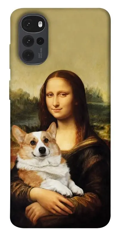 TPU чохол Demsky Mona corgi для Motorola Moto G22