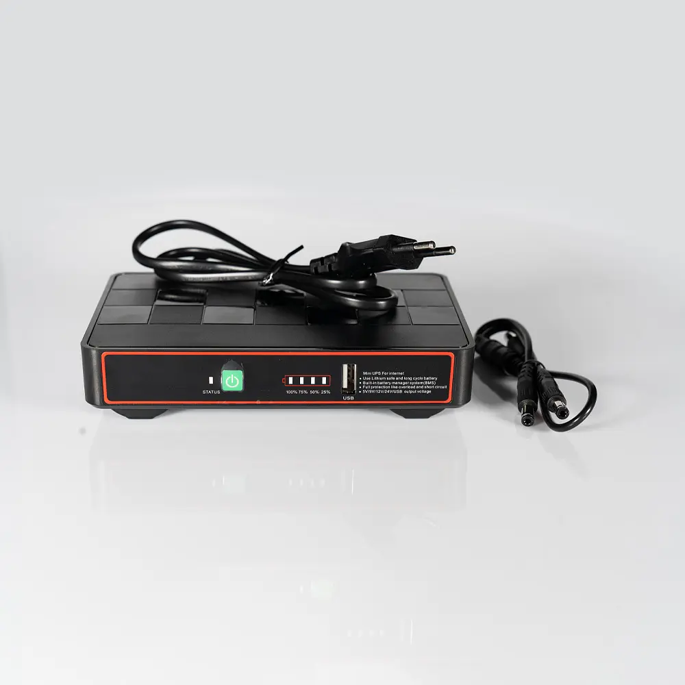 Джерело безперебійного живлення DC UPS Kraft KRF-MUPS-1812 5V/9V/12V/24V/PoE, LiFePO4 2*6Ah, для роутера і медіаконвертера (42-00109) - фото 6