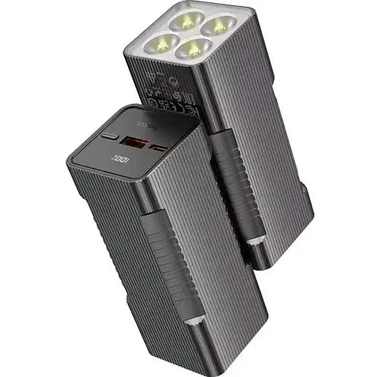 Портативна батарея Hoco Q15 Flashlight 22.5W 10000 mAh Black - фото 2