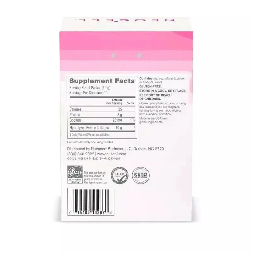 Пептиды Супер Коллагена 10 г Super Collagen Peptides NeoCell 20 стиков - фото 2