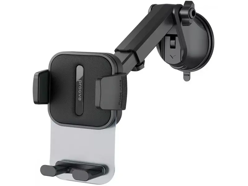Автомобільний тримач для смартфона Proove Crystal Clamp Suction Type Car Mount - фото 4