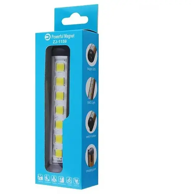 Светильник аварийного освещения ZJ-1159 аккумуляторный светодиодный фонарь переносной на магните - фото 5