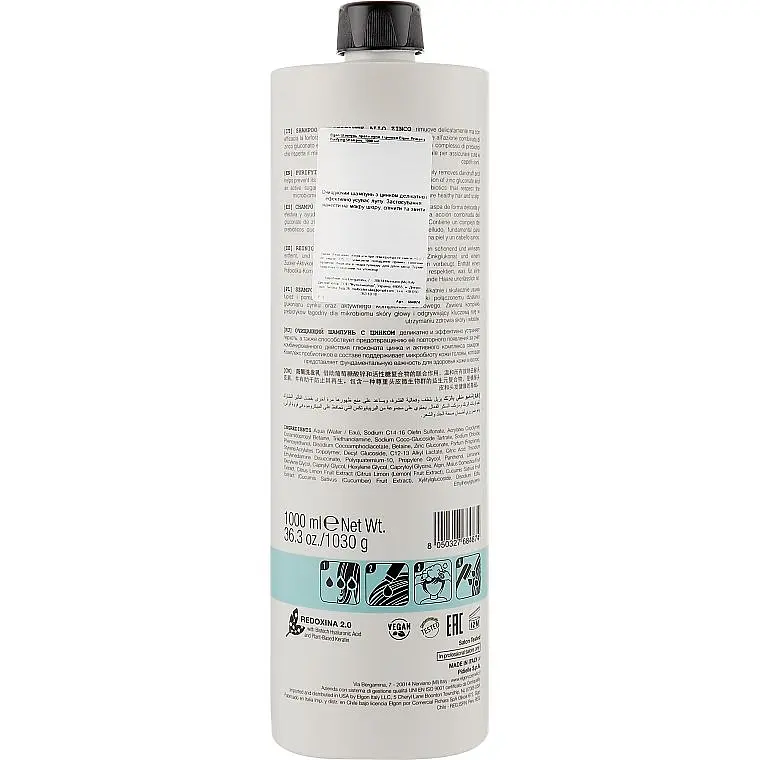 Шампунь против перхоти Elgon Primaria Purifying Shampoo с цинком 1000 мл - фото 2