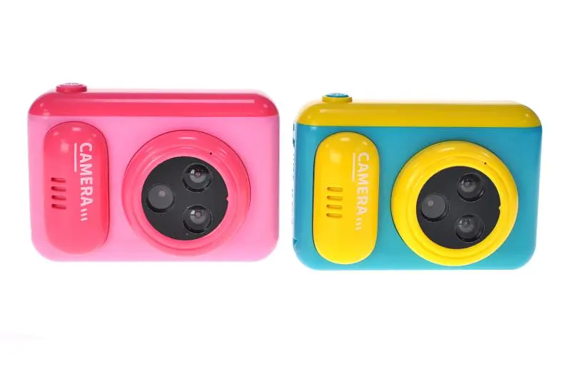 Дитячий цифровий фотоапарат акумуляторний Hello Kids Camera Cute Fun EC888-3C, 2 кольори, у коробці р.21х6х16,5 см - фото 3