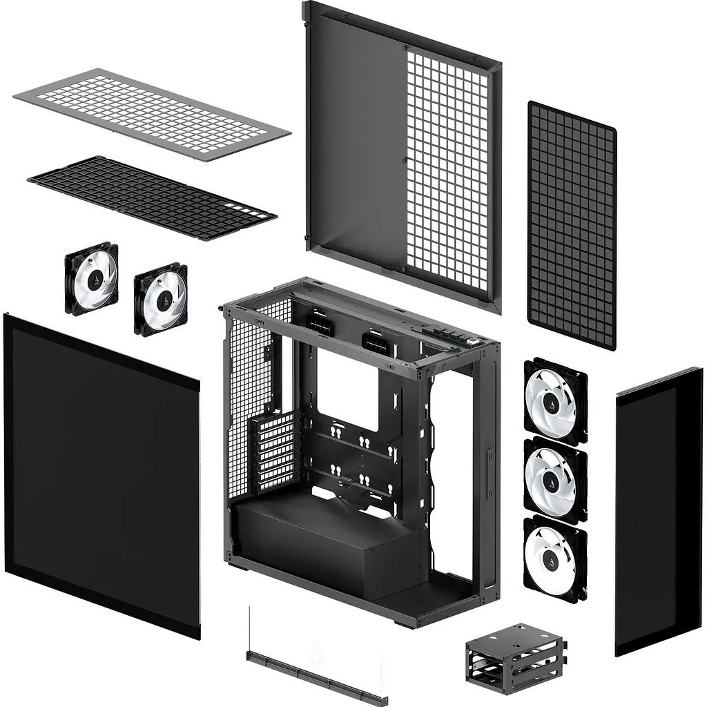 Корпус Arctic Xtender Mirror Black (ACPCC00018A) [143250] - фото 8