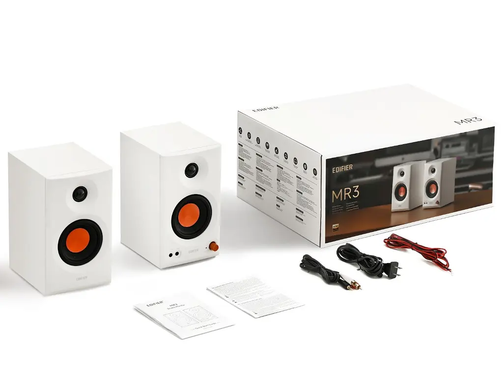Активні студійні моніторні колонки Edifier MR-3 36 W White Bluetooth Hi-Res Audio - фото 5