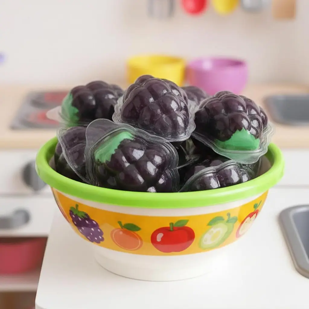 Желейні цукерки Liquid Filled Gummy Grapes Candy 108г - фото 4