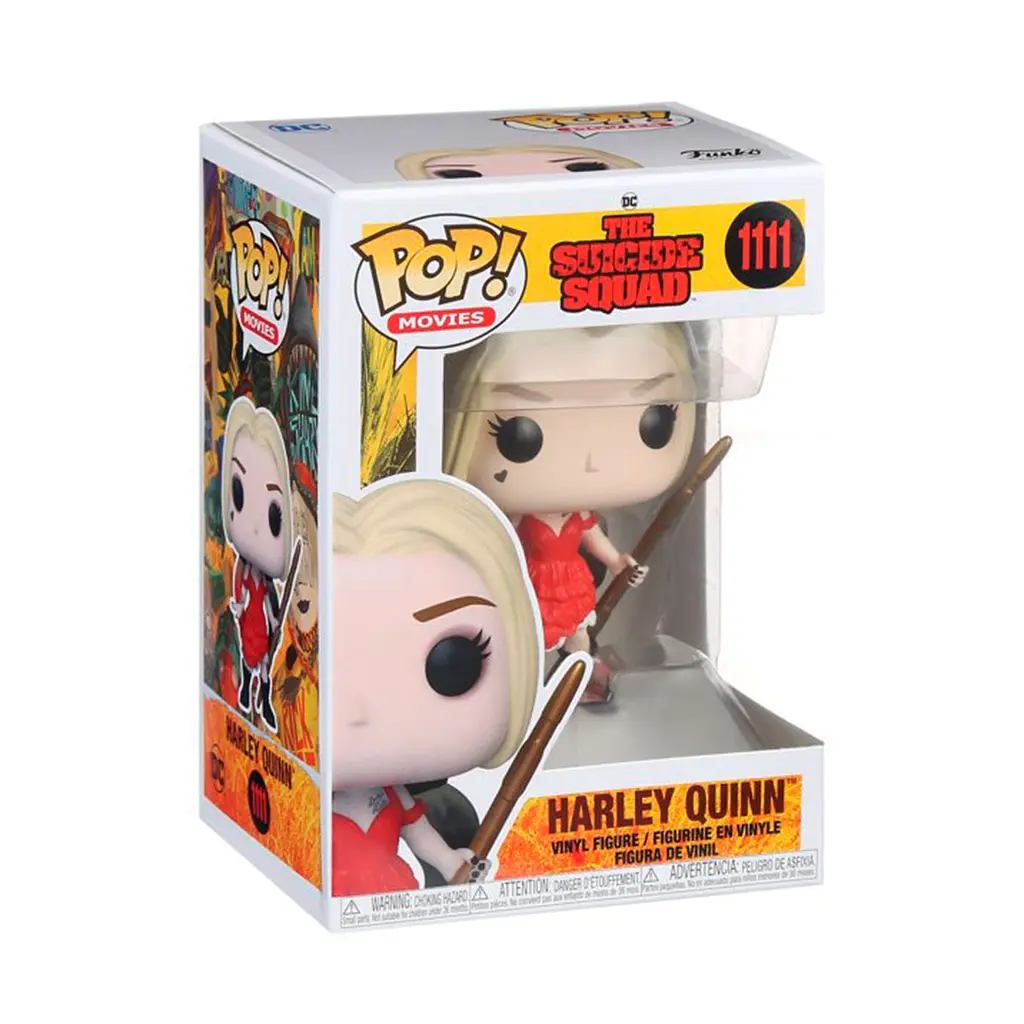 Ігрова фігурка Funko Pop Загін самогубців Гарлі Квінн у червоній сукні (56016) - фото 4