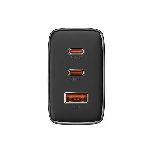 Сітчасте зарядне пристрій Baseus Cube Pro Fast Charger 2C+U 65W чорний P10152301113-00 - фото 7