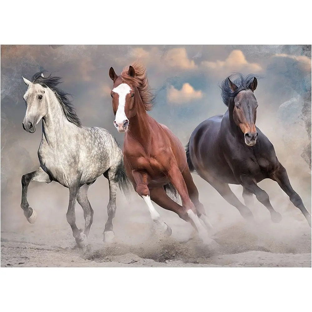 Пазли тришарові Interdruk  Horses 1, 1000 шт. (384966) - фото 2