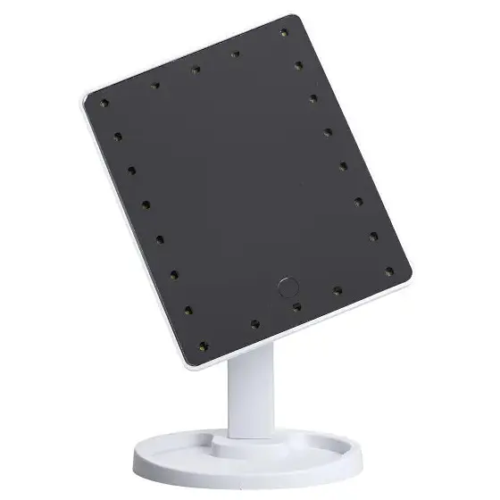 Косметичне дзеркало з LED-підсвіткою 22 світлодіоди, білий Yiwu HP-10-4AW - фото 3