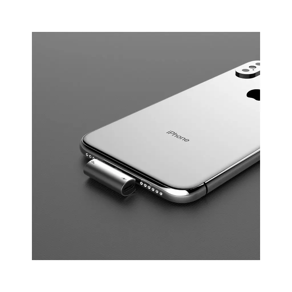 Перехідник L46 Lightning (1 Male / 2 Female) (CAL46-S1) Black-Silver Baseus (CAL46-S1) - фото 3