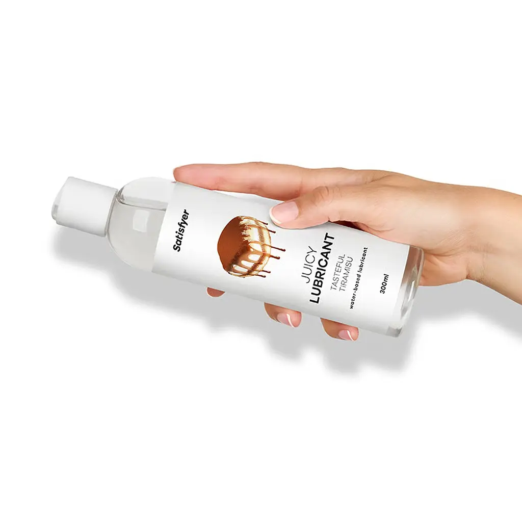 Лубрикант на водній основі Satisfyer Juicy Lubricant Tasteful Tiramisu water based 300 мл - фото 6