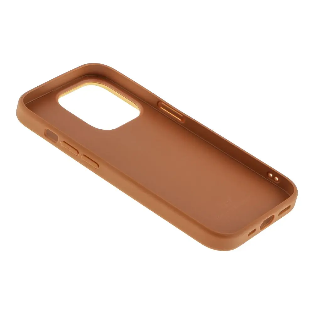 Чохол-накладка Kajsa Briquette Collection Rhombus Apple iPhone 15 Brown - фото 6