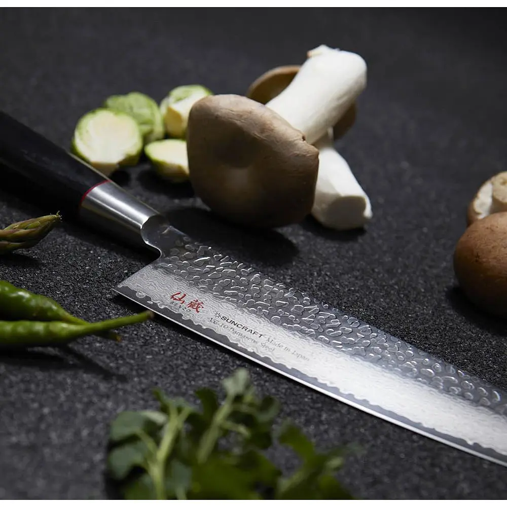 Японский нож Santoku маленький Suncraft Senzo Classic (SZ-03) - фото 3