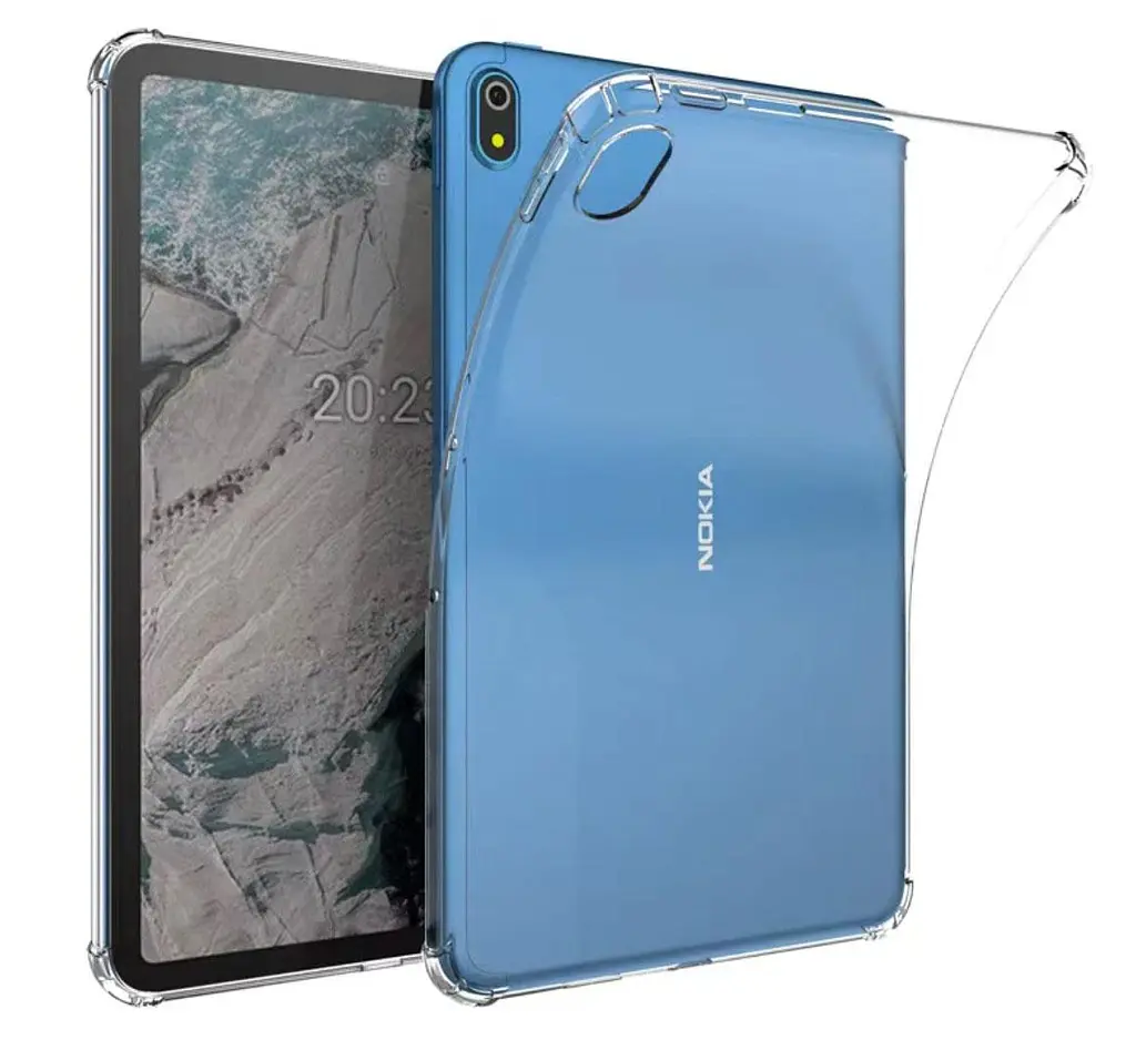 Силиконовый чехол бампер Primolux Silicone для планшета Nokia T20 10.4" Clear - фото 2