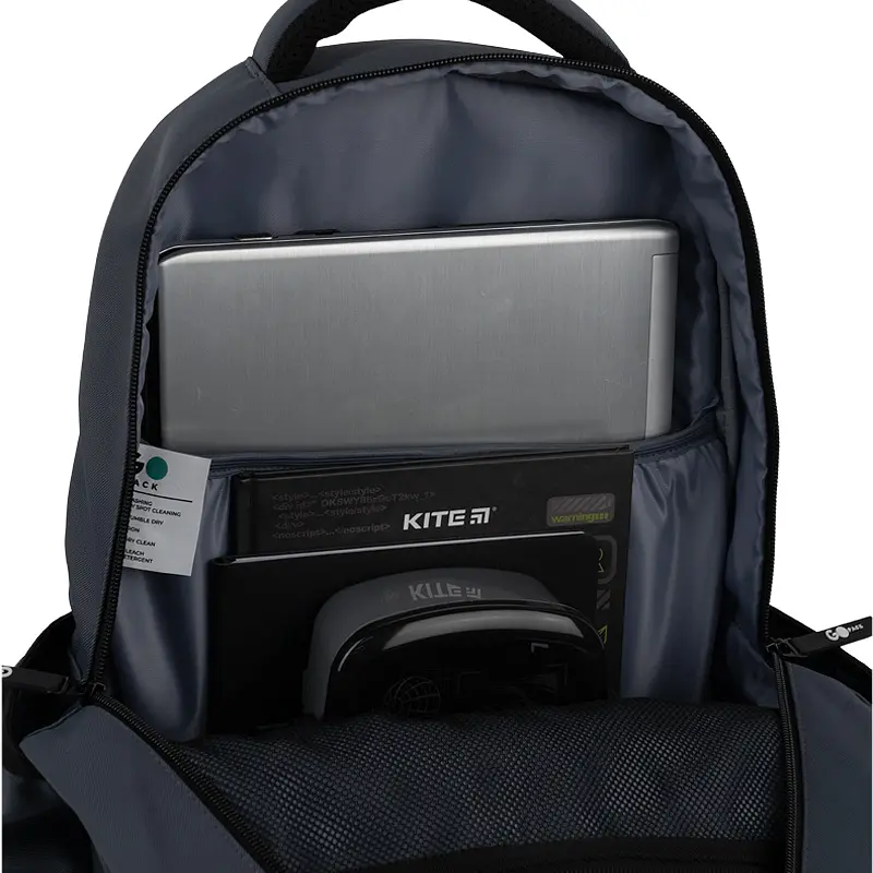 Рюкзак GoPack Education Teens 184 темно-сірий Темно-сірий (GO26-184L-4) - фото 17