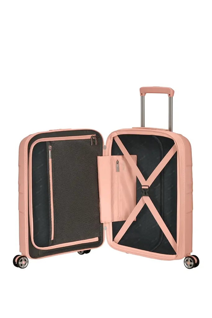Валіза 55 См American Tourister STARVIBE METALLIC PEACH 55х40х20(23) MD5*76002 - фото 2