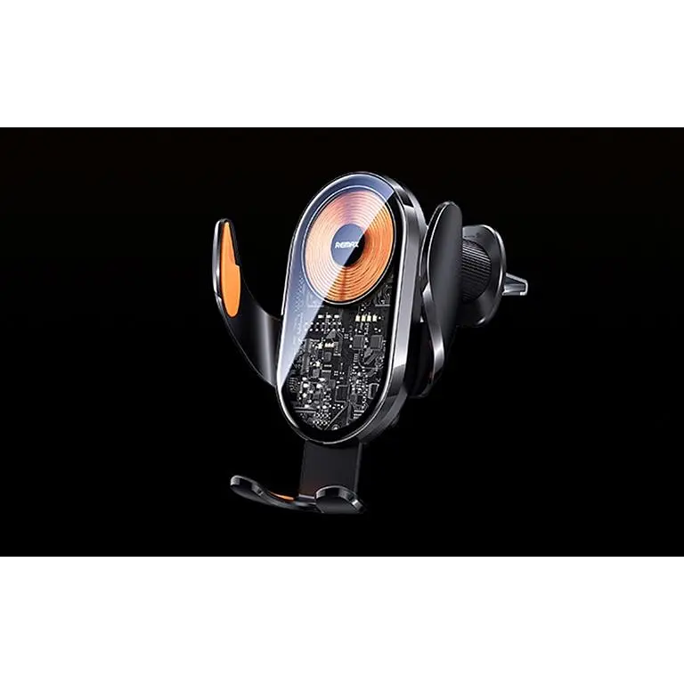 Тримач Remax RM-C17i 15W Wireless AirVent Car Holder Black - фото 5