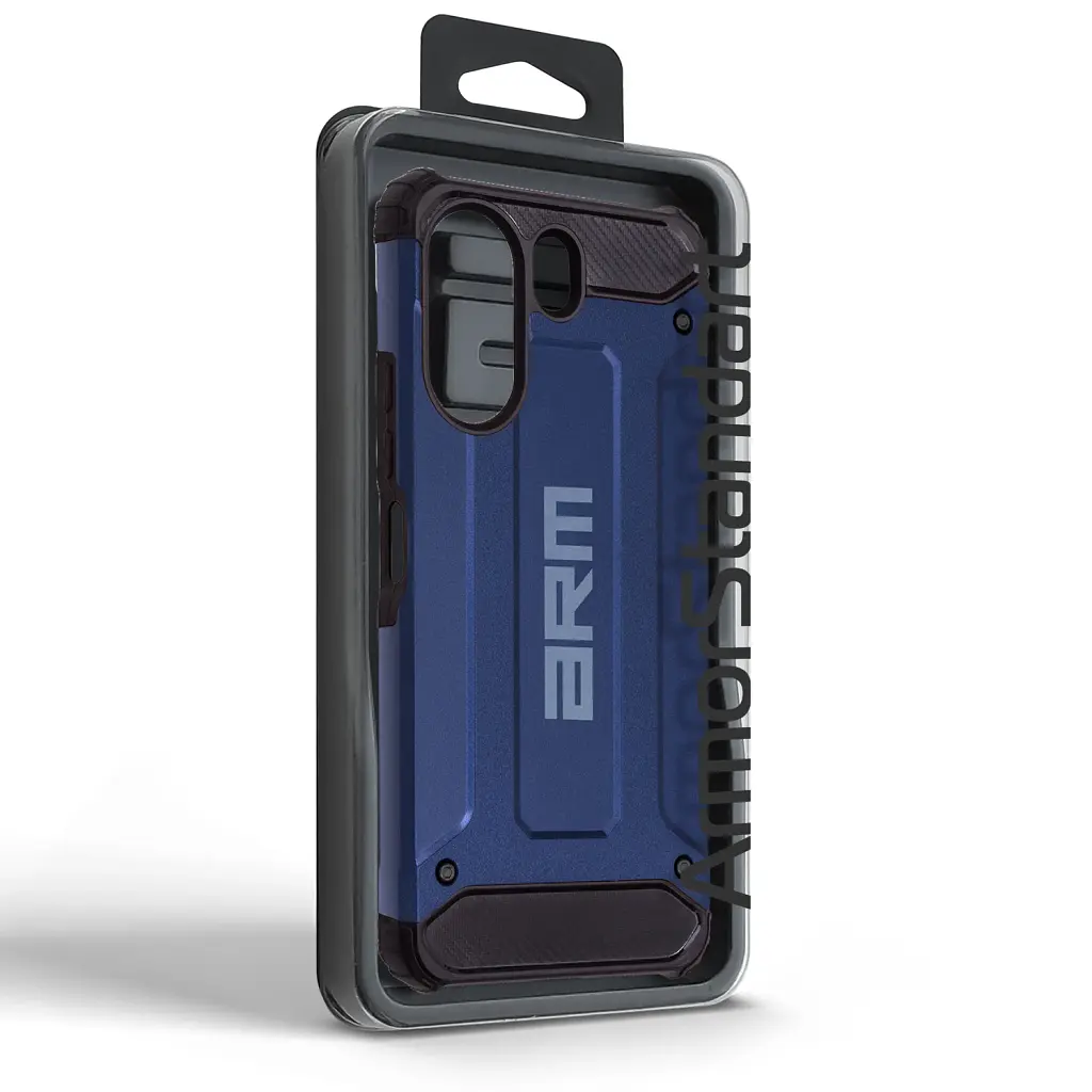 Чехол ArmorStandart Panzer для Xiaomi Redmi 13C 4G/Poco C65 Dark Blue - фото 7