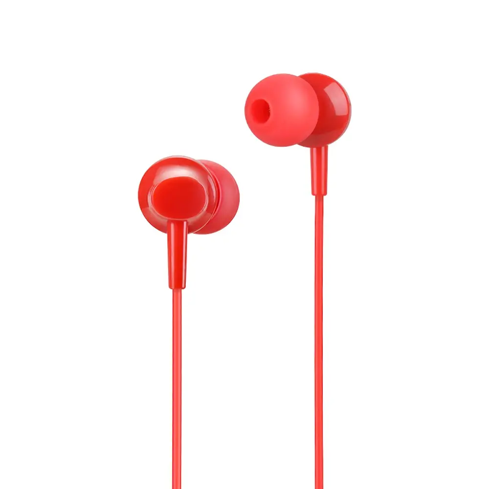Наушники Hoco M14, вакуумные, проводные, 3.5mm, 1.2m, красные - фото 2