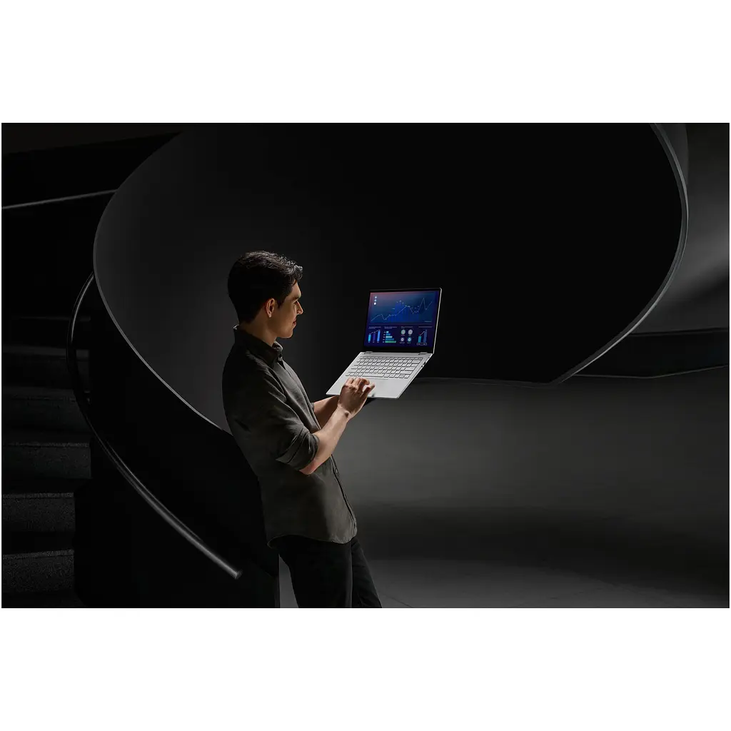 Ноутбук Acer Swift Edge 14 AI OLED SFE14-51T-7947 ​​з процесором Intel Core Ultra 7 256V pana la 4.8GHz, 14" 2.8K, 120Hz, OLED, сенсорний, 16GB LPDDR5X RAM, 1TB SSD Home, Pearl білий - фото 19