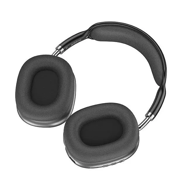 Накладні бездротові Bluetooth навушники Borofone BO22 з мікрофоном для Чорний - фото 2