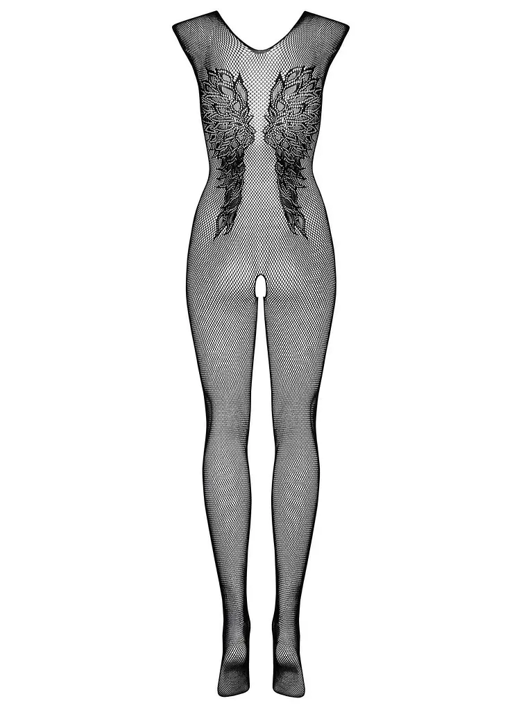 Комбинезон Obsessive N112 S-L черный - фото 4