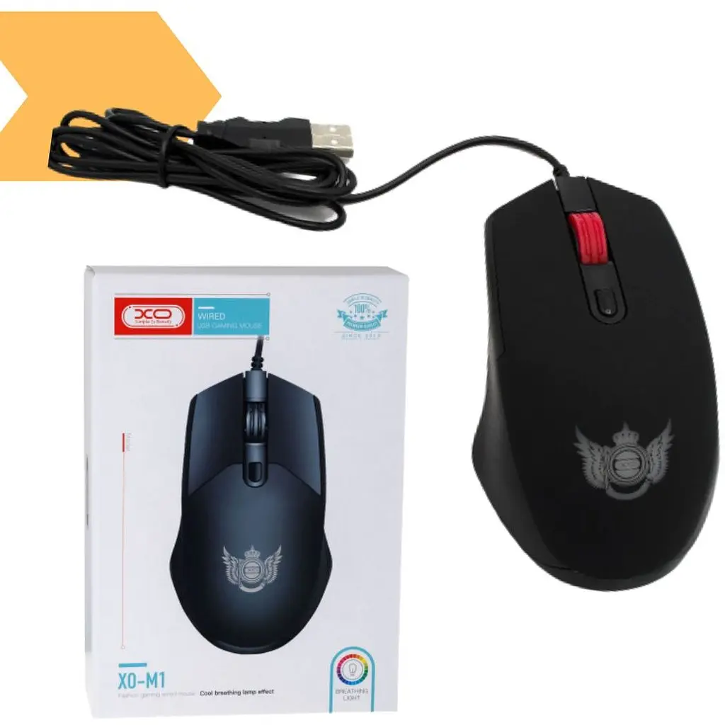 Проводная компьютерная мышка XPRO-M1 USB Cool Breath черная (MAW-39594_220) - фото 5