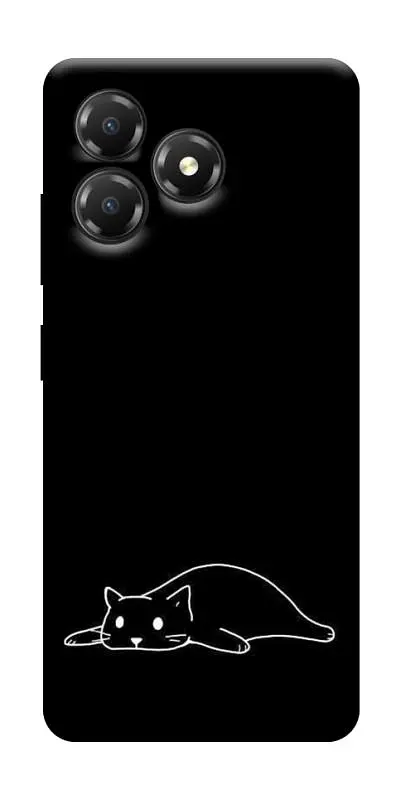 TPU чохол Demsky Lazy cat для ZTE Blade A36