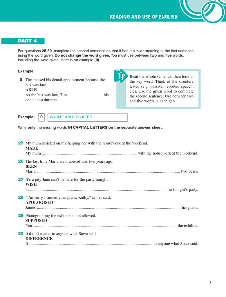 FCE for Schools Practice Tests 1. Student's Book - фото 6