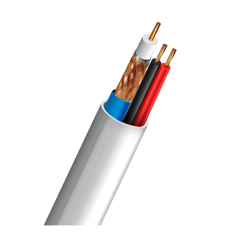 Кабель коаксіальний SL-59+2*0.5 CU 0.8mm Indoor ОS-структура Trinix 305m (35-00042)