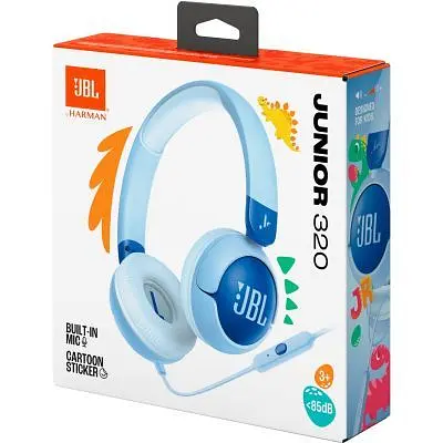 Навушники JBL JR 320 Blue (JBLJR320BLU) - фото 8