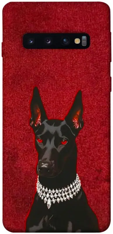 TPU чохол Demsky Premium doberman для Samsung Galaxy S10