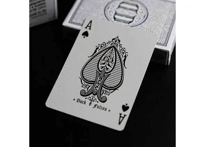 Карти гральні United States Playing Card Company Smoke & Mirrors 15th Anniversary Editon - Smoke (white box) (ВР_SMAES) - фото 5