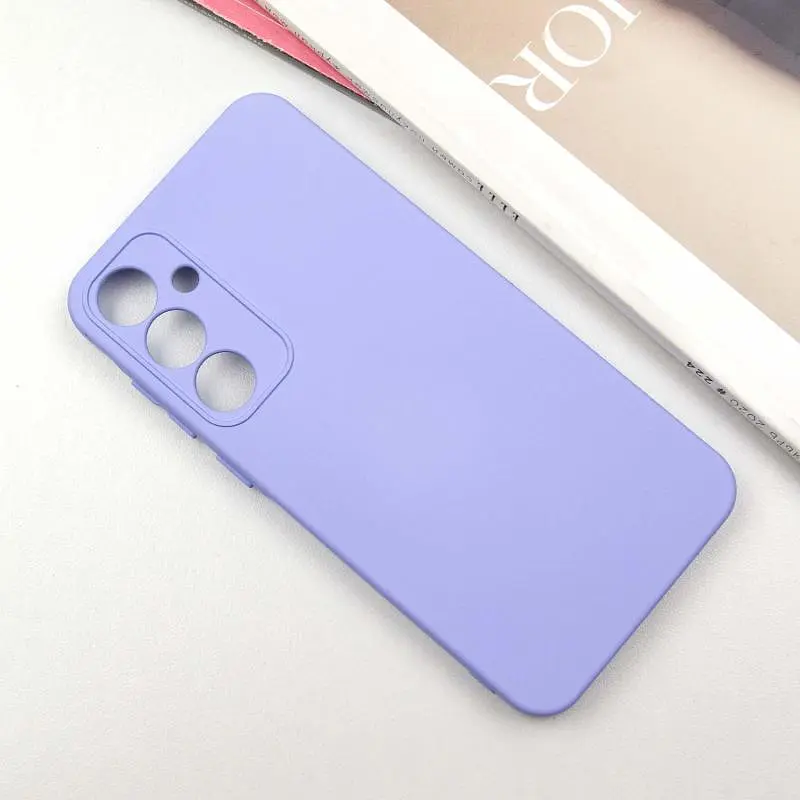 Чохол TPU GETMAN Liquid Silk Full Camera для Samsung Galaxy S23 FE Бузковий / Dasheen - фото 2