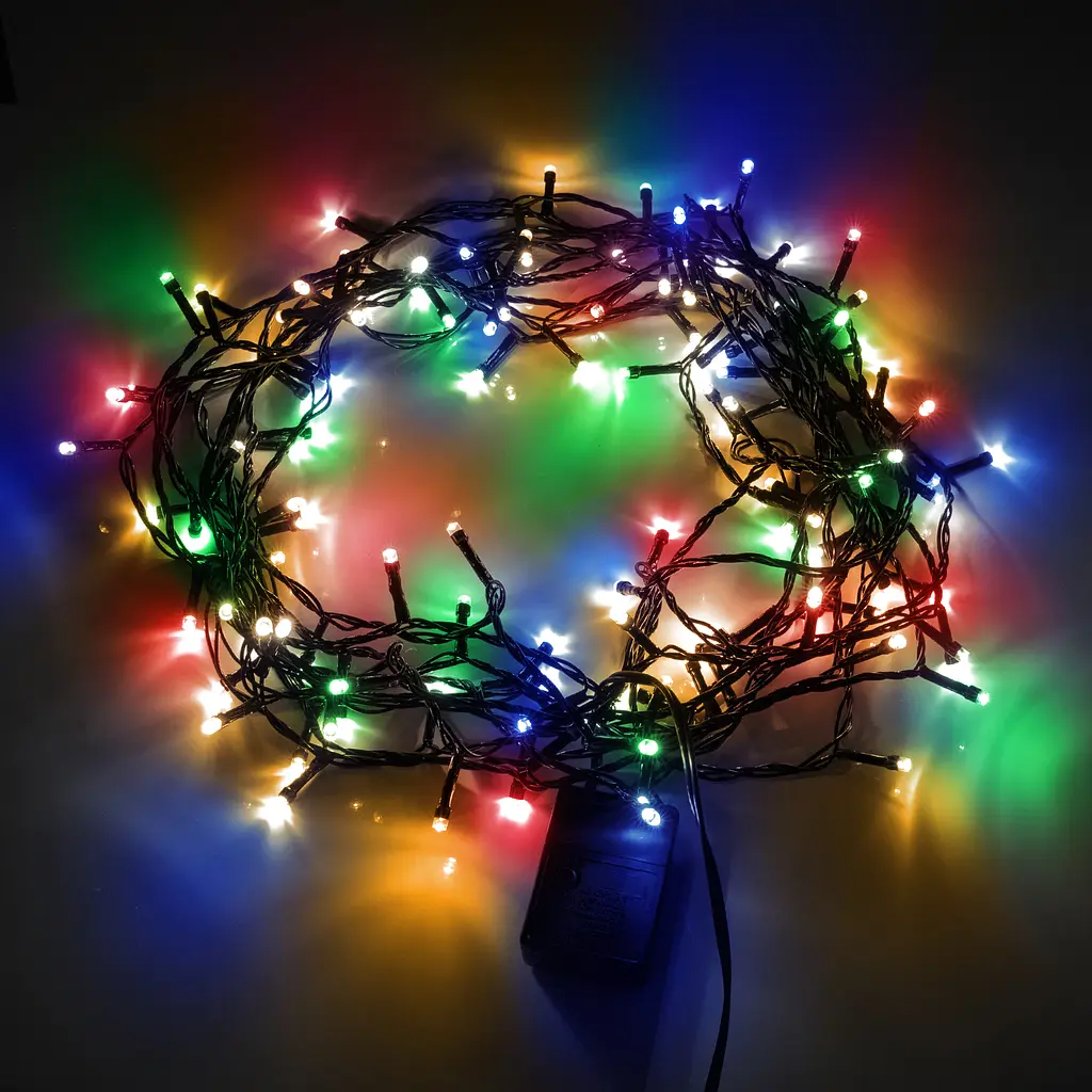 Електрогірлянда Yes! Fun нитка 120 LED 8 режимів миготіння 8.4 м різнокольорова (974848) - фото 4