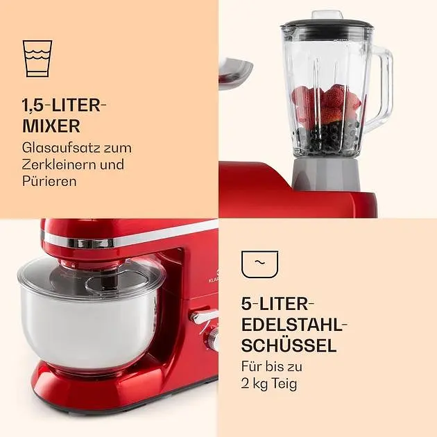 Кухонный комбайн Klarstein Lucia Elegance (10035641) - фото 5