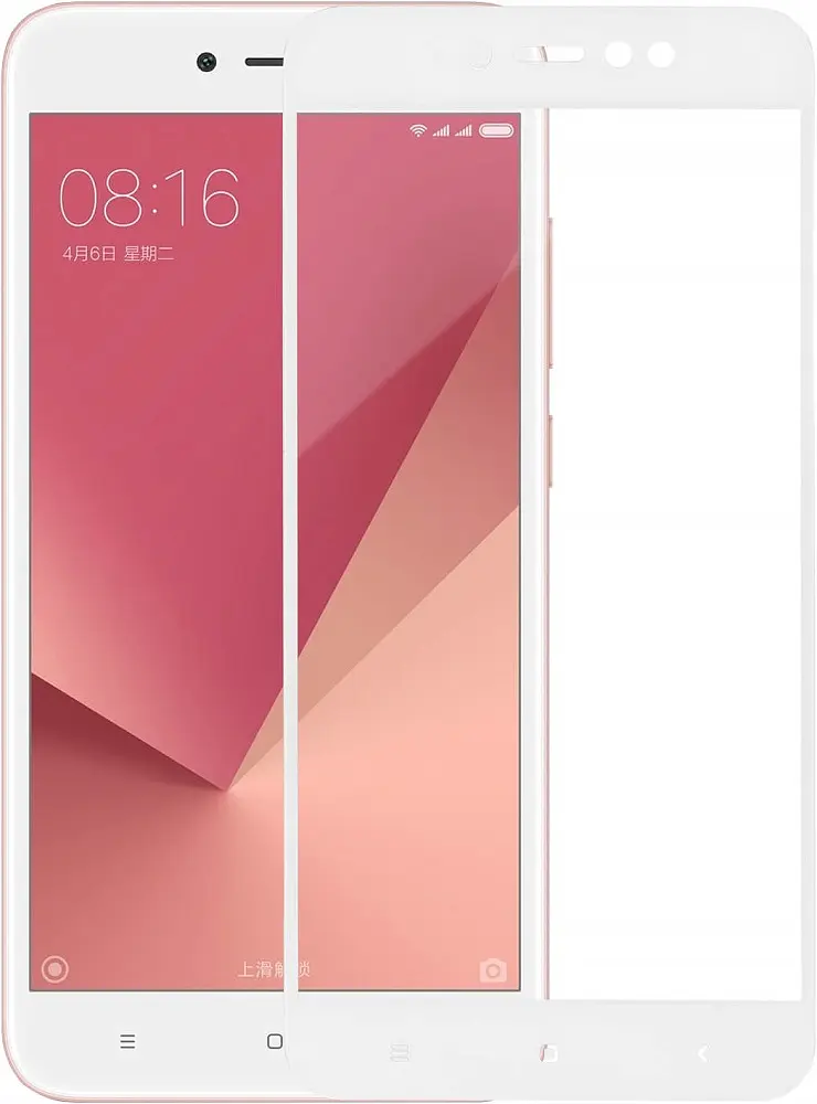 Захисне скло Tempered Glass 3D Full Glue Xiaomi Redmi Note 5A / Note 5A Prime white - фото 2