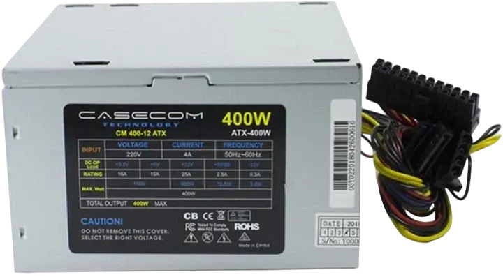 Блок живлення CaseCom CM 400-12 ATX 400W (CM 400-12 ATX) - фото 2