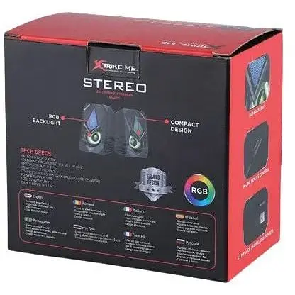 Колонки Xtrike Me RGB Backlight SK-402 Чорний - фото 6