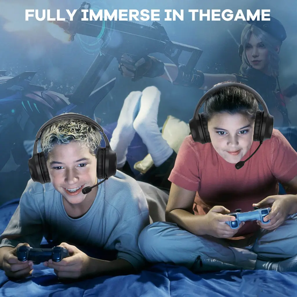 Дротова ігрова гарнітура Onikuma Gaming with LED X7, USB, 3.5mm, 2.2m, black - фото 9