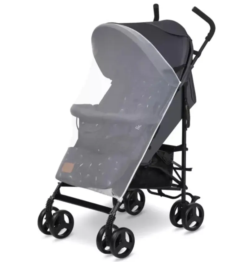Прогулочная коляска Lionelo Elia Grey White, серая (LO-ELIA GREY WHITE) - фото 3