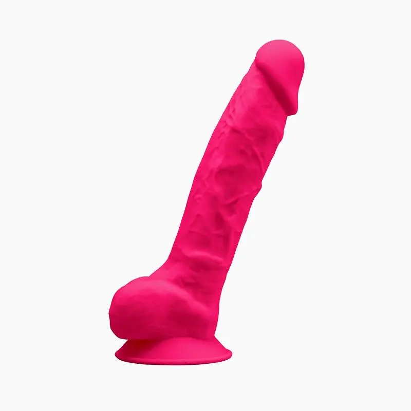 Двошаровий фалоімітатор SilexD Vetus Model 1 size 8 in, 21.5х4.2 см (рожевий) - фото 2