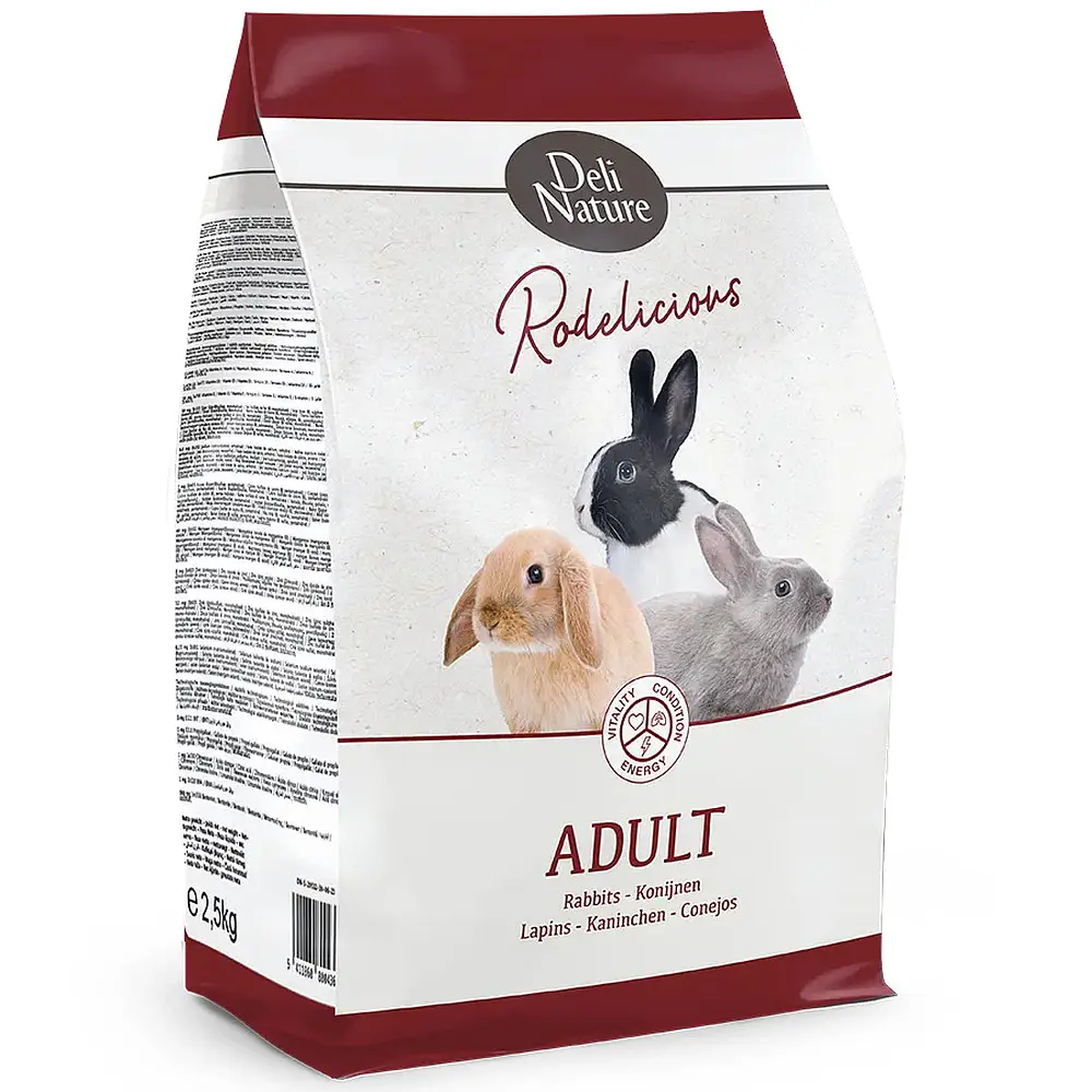 Повнораціонний корм для кроликів Deli Nature Super Premium Robelicious Adult Rabbits 2,5 кг 29532