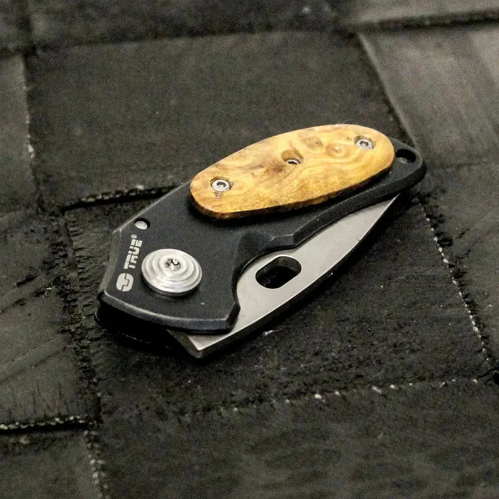 Розкладний ніж True Utility Jacknife Чорний-Коричневий - фото 3