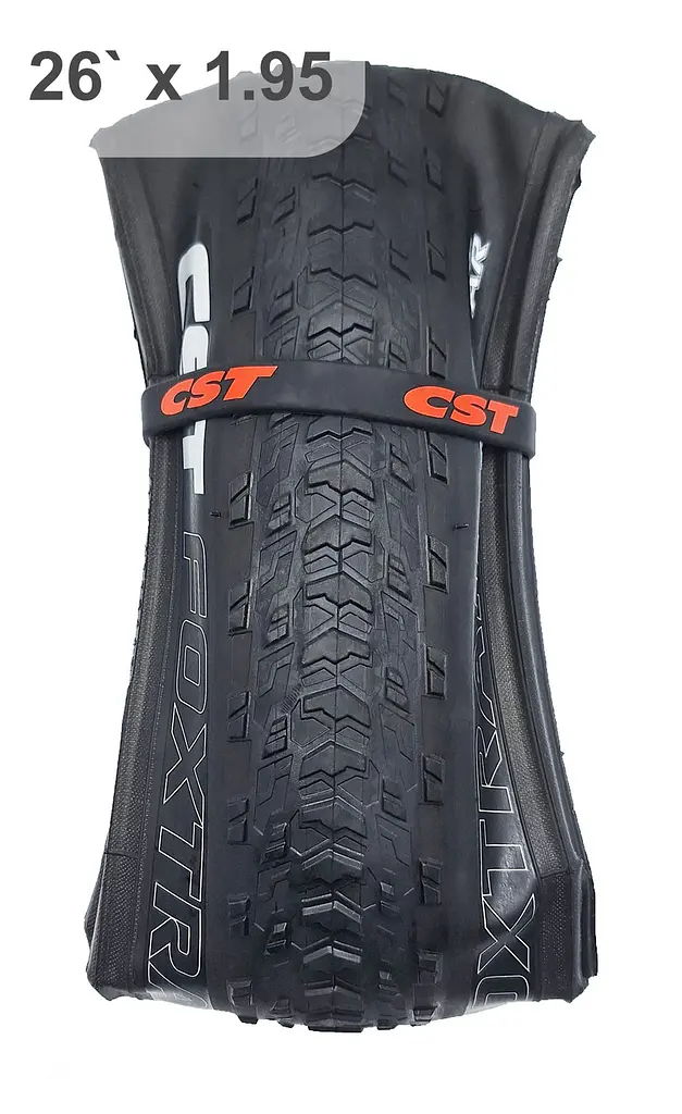 Покришка складна велосипедна CST FOXTRAIL C-FT1 dual EPS shielding 26х1.95 напівслік корд 120 TPI (G0001334) - фото 3